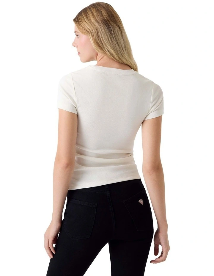 Embro Slim Tee in Sandy Shore image 3