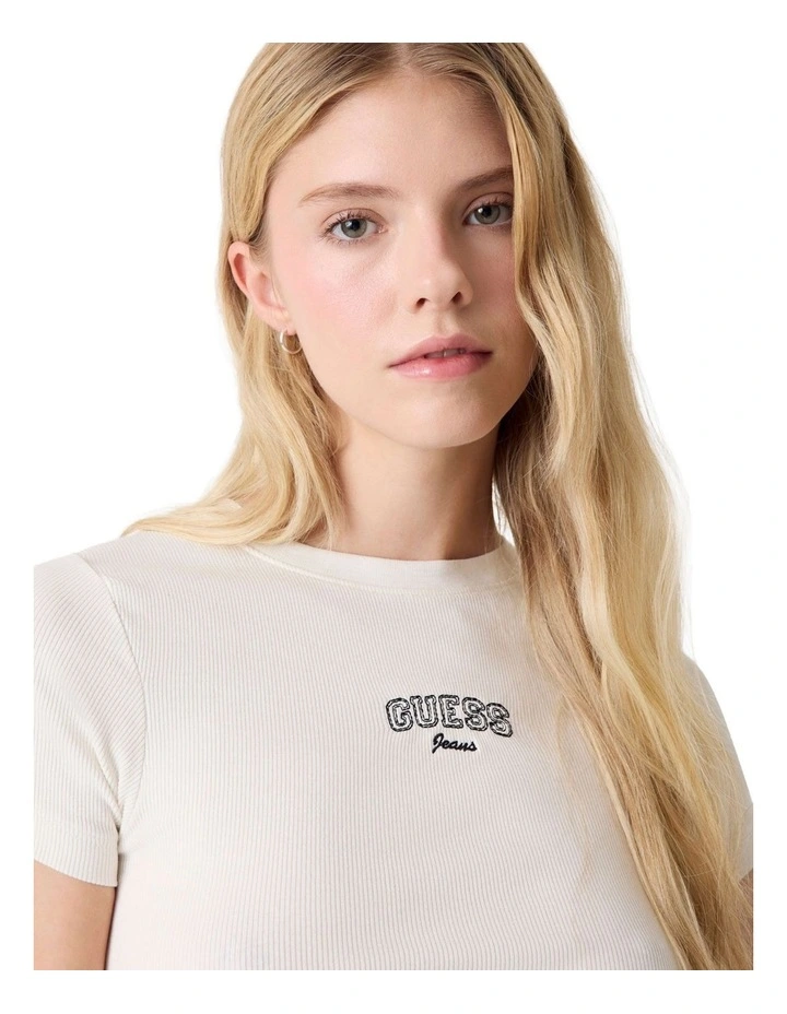 Embro Slim Tee in Sandy Shore image 4