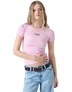 Embro Slim Tee in Soft Rose