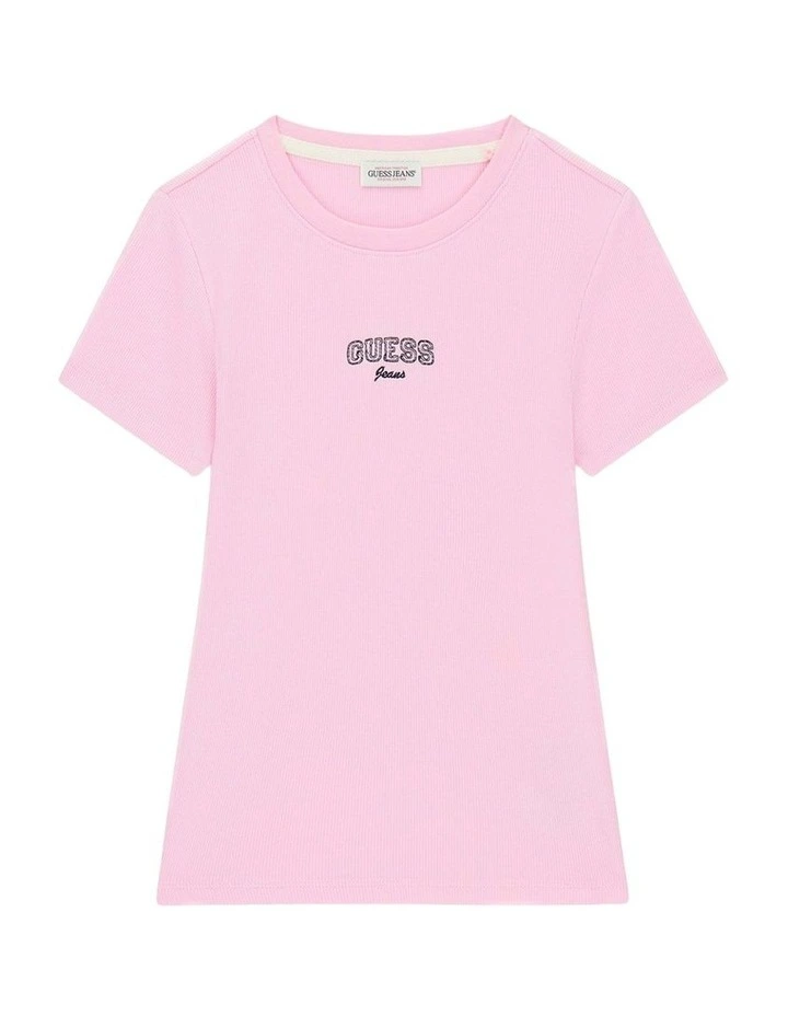 Embro Slim Tee in Soft Rose image 5