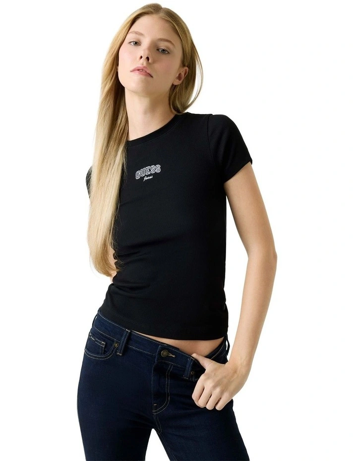 Embro Slim Tee in Jet Black image 1