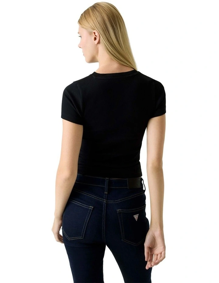 Embro Slim Tee in Jet Black image 3