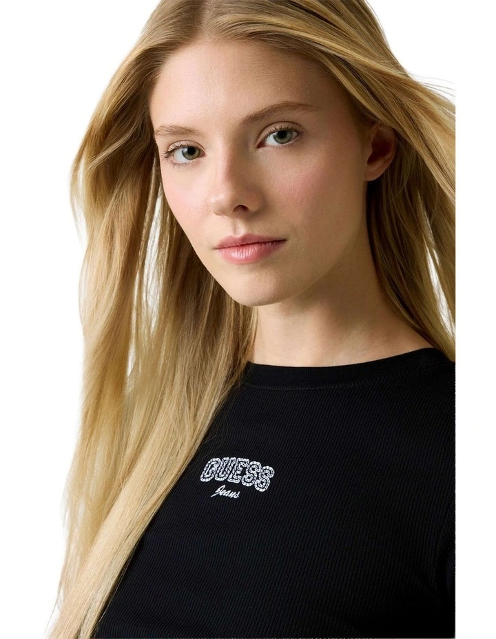 Embro Slim Tee in Jet Black image 4