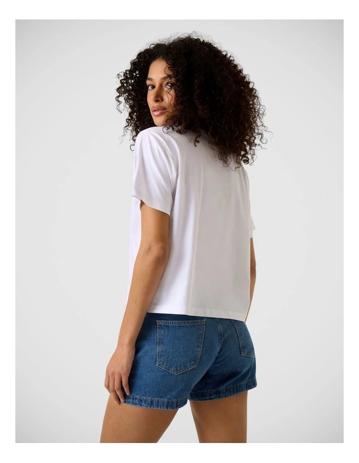 Gj Ss Cn Boxy Print Star Tee image 2