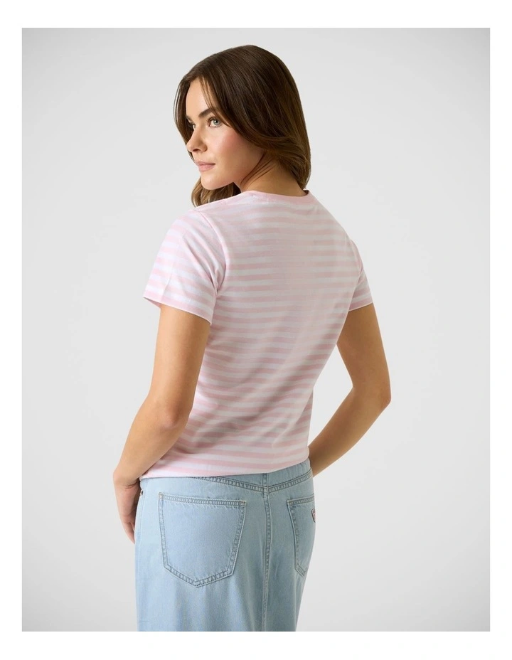 Gj Ss Cn Reg Yd Striped Tee image 2