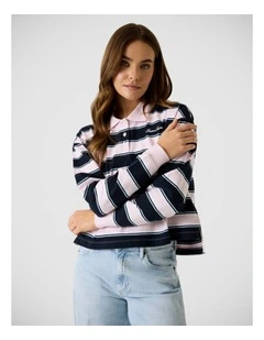 Gj Os Crop Polo Shirt