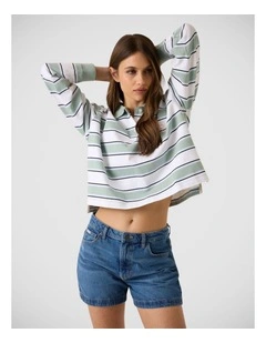 Gj Os Crop Polo Shirt