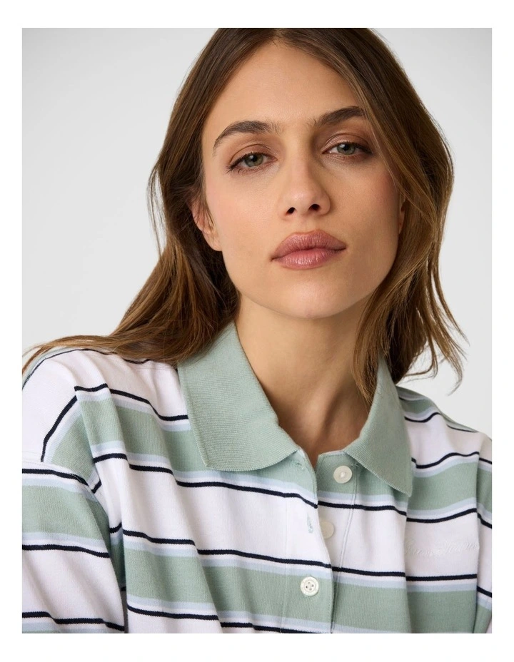 Gj Os Crop Polo Shirt image 3