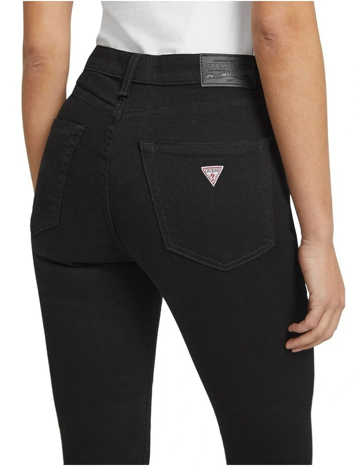 G05 High Rise Skinny Jeans W4YA92D5DL1 in Black image 7