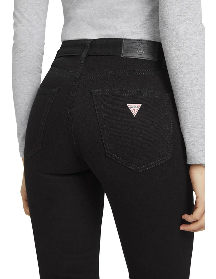 G08 Mid Rise Straight Jeans W4YA98D5E81 in Black image 6