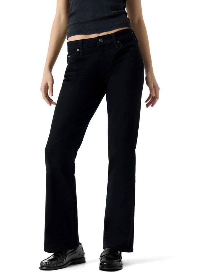 G09 Bootcut Jeans in Black image 4