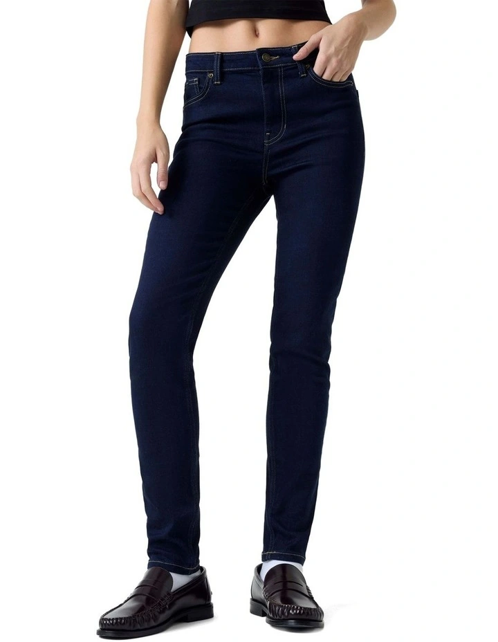 G05 High Rise Skinny Jeans in Blue image 1