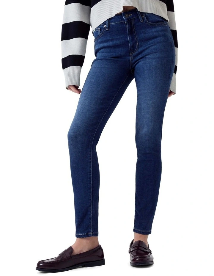 G05 High Rise Skinny Jeans in Blue image 1