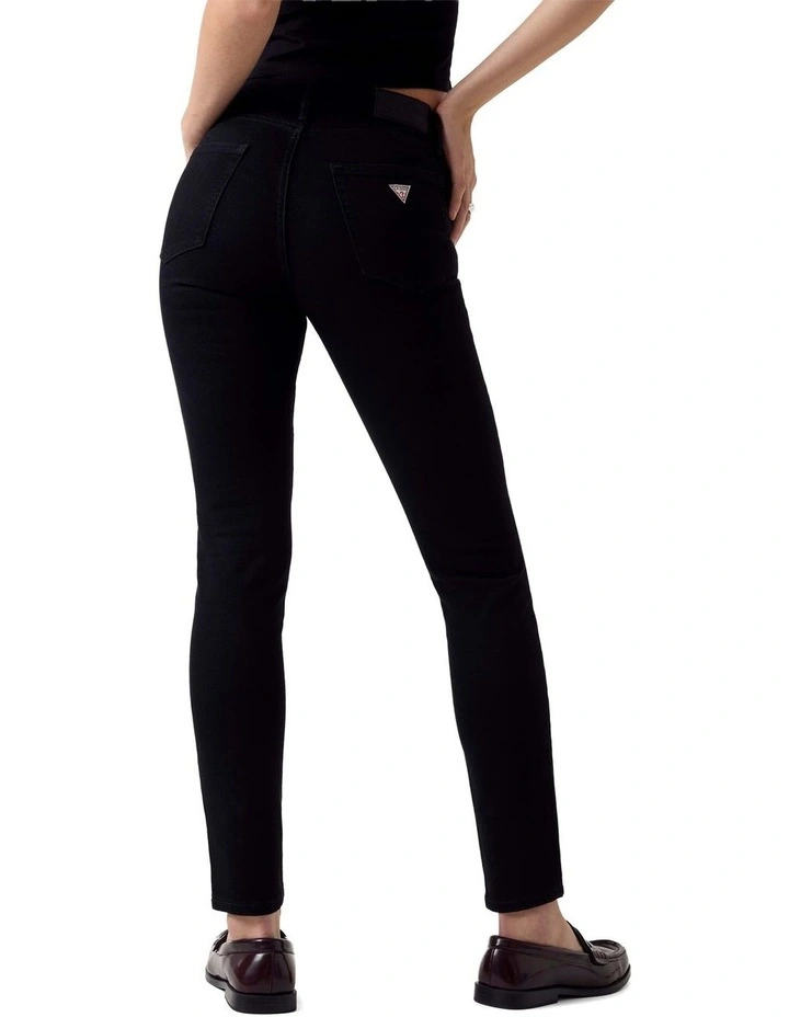 G05 High Rise Skinny Jeans in Black image 3