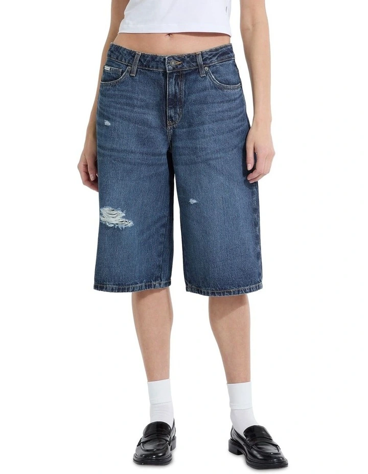 Baggy Short in Blue image 3