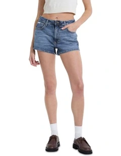 Highwaist Vintage Short in Blue
