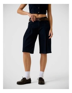 Gj Classic Pleated Bermuda