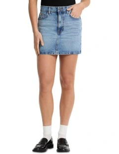 Classic Mini Skirt in Blue