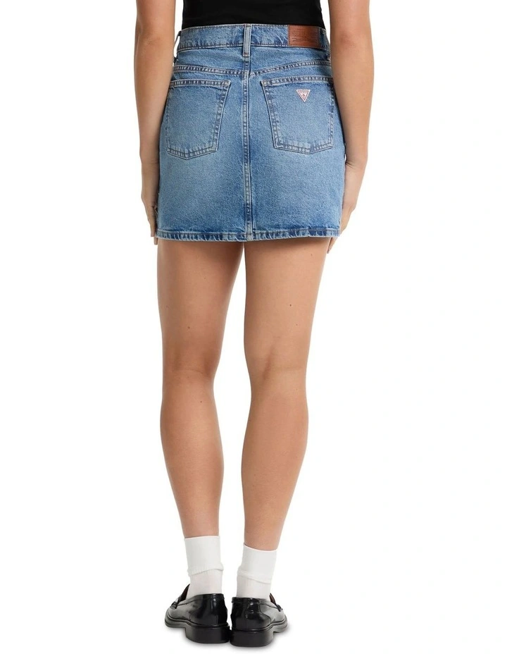 Classic Mini Skirt in Blue image 4