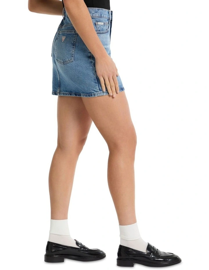 Classic Mini Skirt in Blue image 7