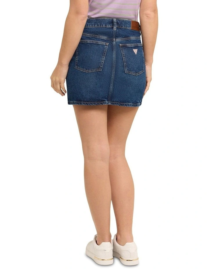 Classic Mini Skirt in Blue image 2