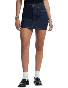 Classic Mini Skirt in Blue