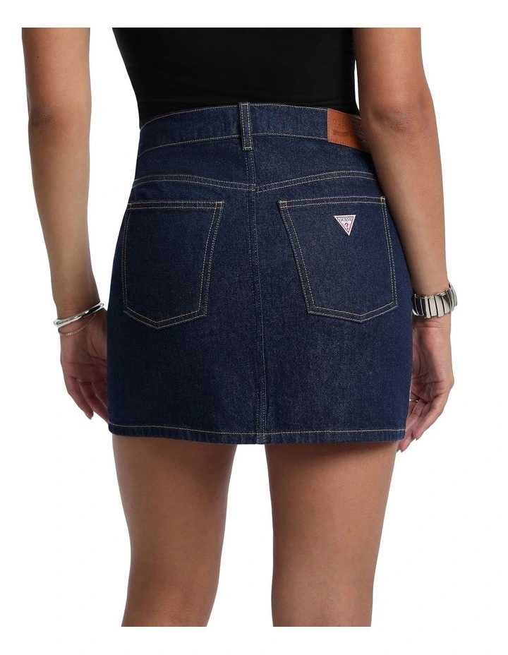 Classic Mini Skirt in Blue image 2