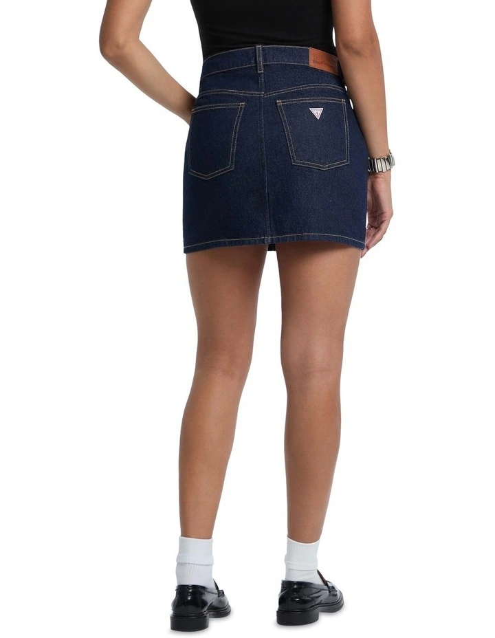 Classic Mini Skirt in Blue image 3