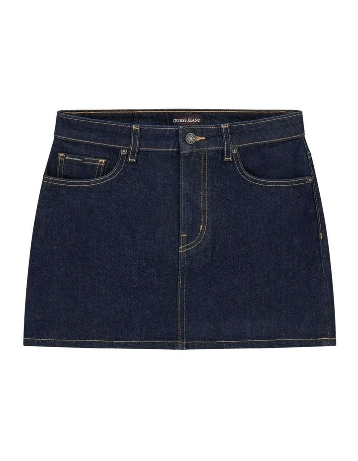 Classic Mini Skirt in Blue image 5