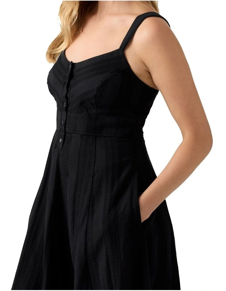 Ravina Midi Dress in Anthracite Night image 3