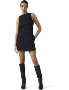 Little Denim Dress in Fem Fatale