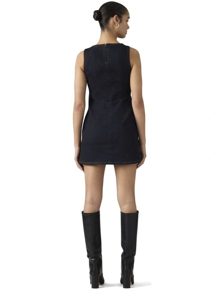 Little Denim Dress in Fem Fatale image 2