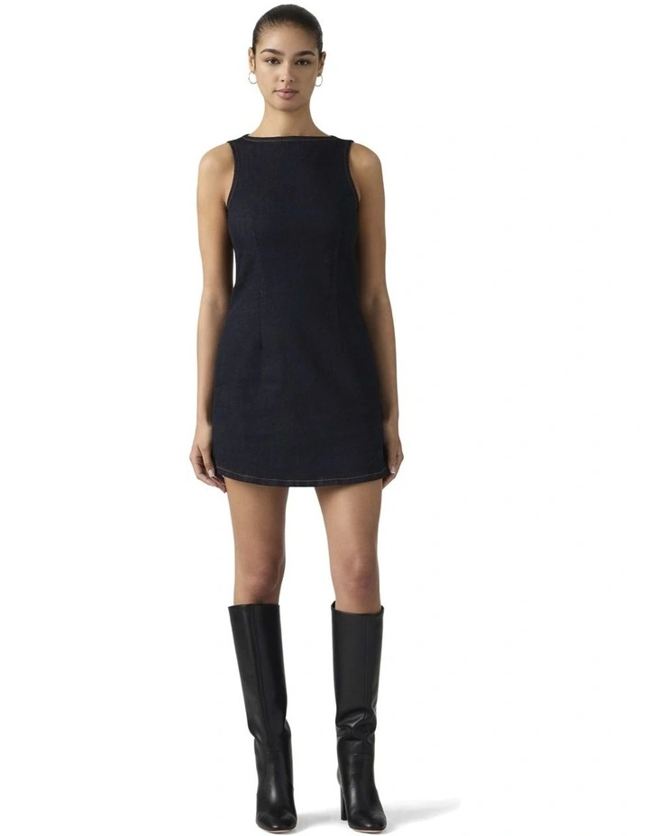 Little Denim Dress in Fem Fatale image 4