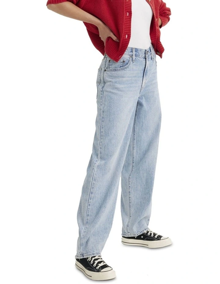 Baggy Dad Jeans in Blue image 4