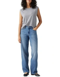 Baggy Dad Jeans in Blue