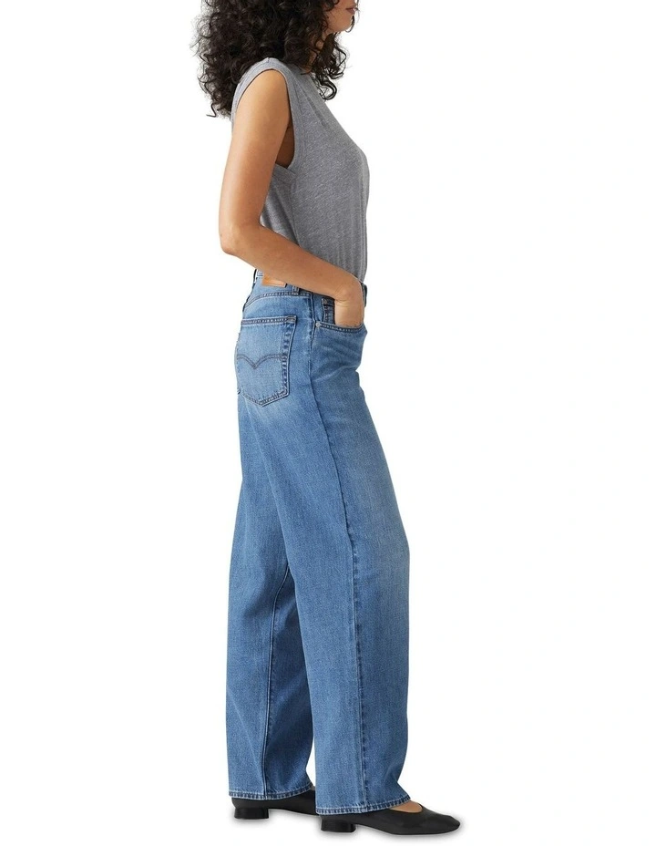 Baggy Dad Jeans in Blue image 3