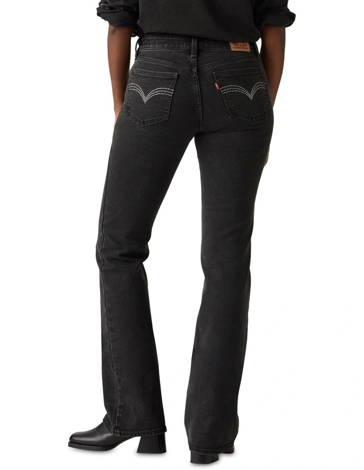 Superlow Bootcut Jeans in Black image 2