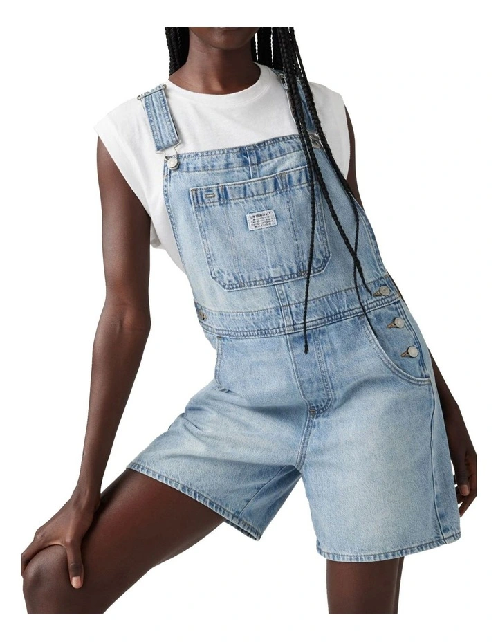 Utility Shortalls in Blue image 3
