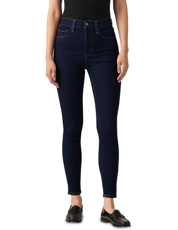 720 High Rise Super Skinny Jeans in Blue image 1