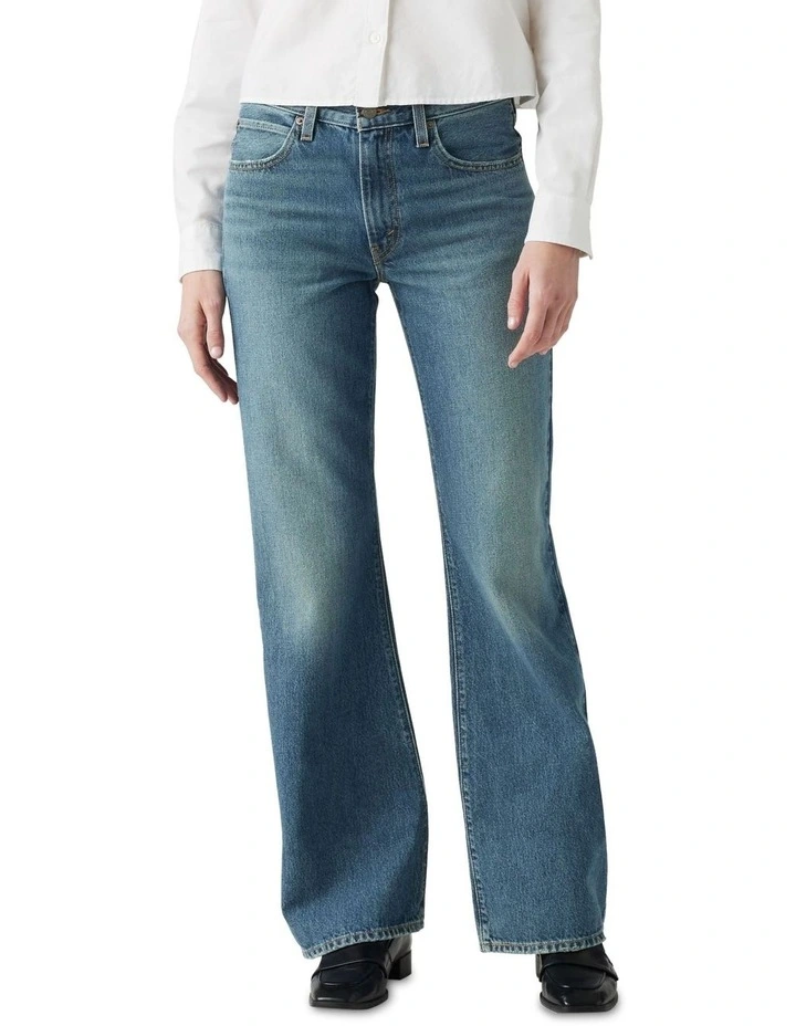 94 Baggy Bootcut Jeans in Blue image 1