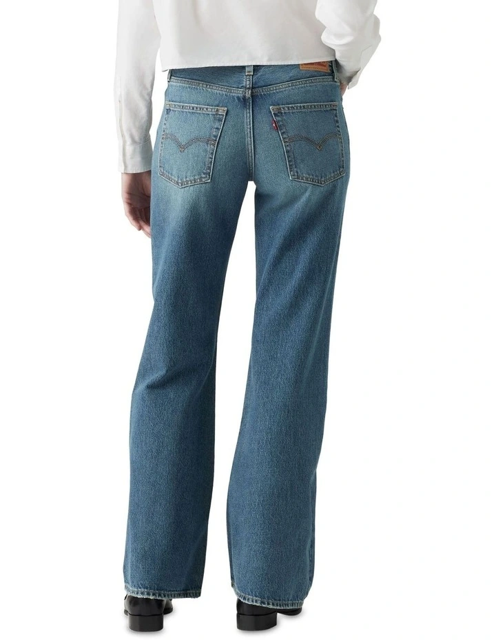 94 Baggy Bootcut Jeans in Blue image 2