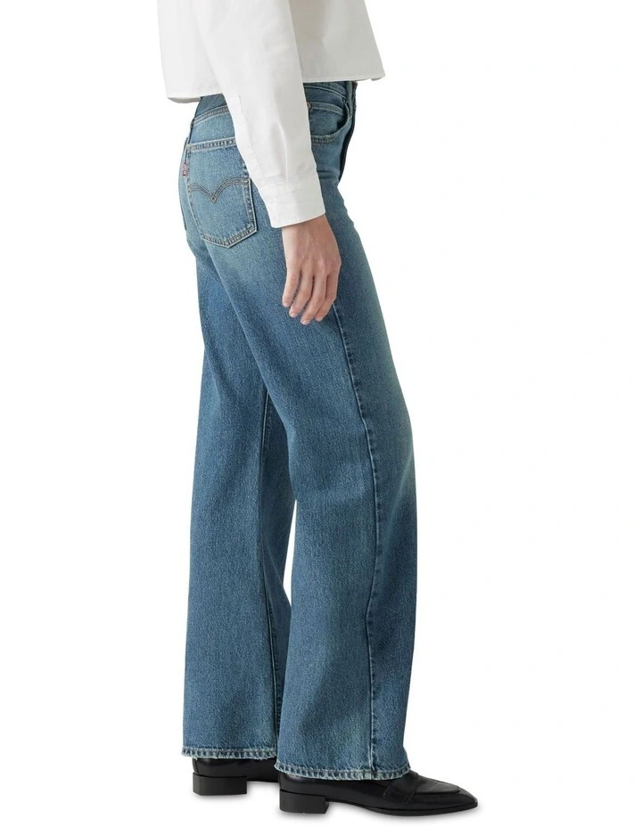 94 Baggy Bootcut Jeans in Blue image 3