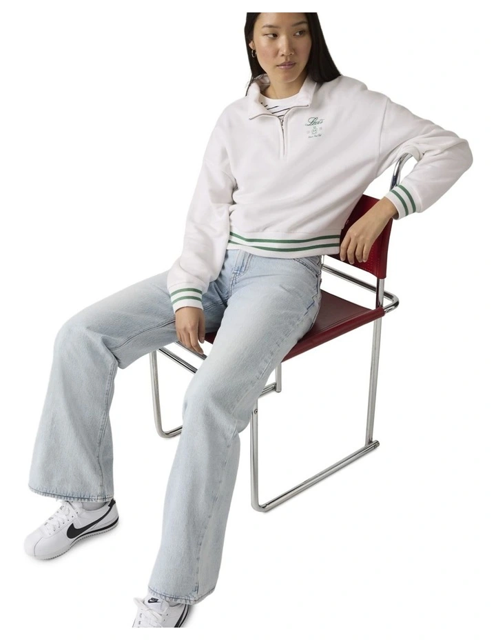 Middy Loose Boot Jeans in Abraided Art image 5