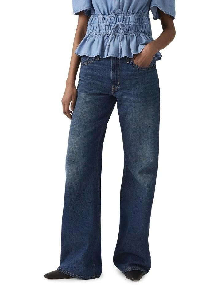 Middy Loose Boot Jeans in Good Fortune image 1