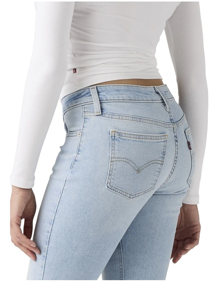 Ribcage Wide-Leg Jeans in None Your Business image 6