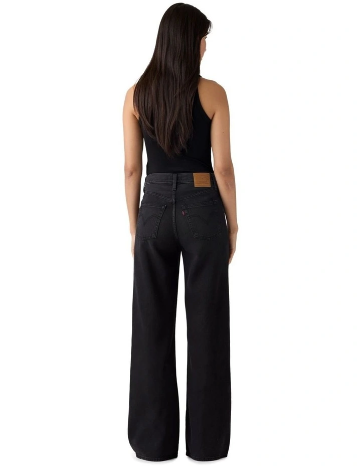 Ribcage Wide-Leg Jeans in None Your Business image 2