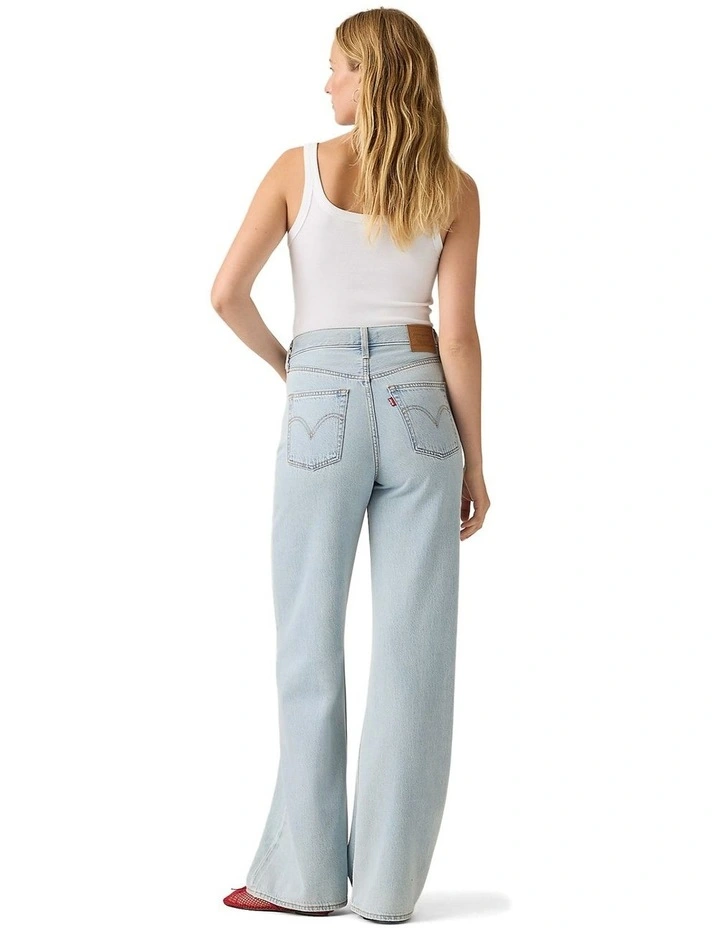 Ribcage Wide-Leg Jeans in Of Course Stone image 2