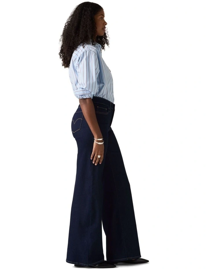 318 Shaping Wide-Leg Jeans in Darkest Sky image 4