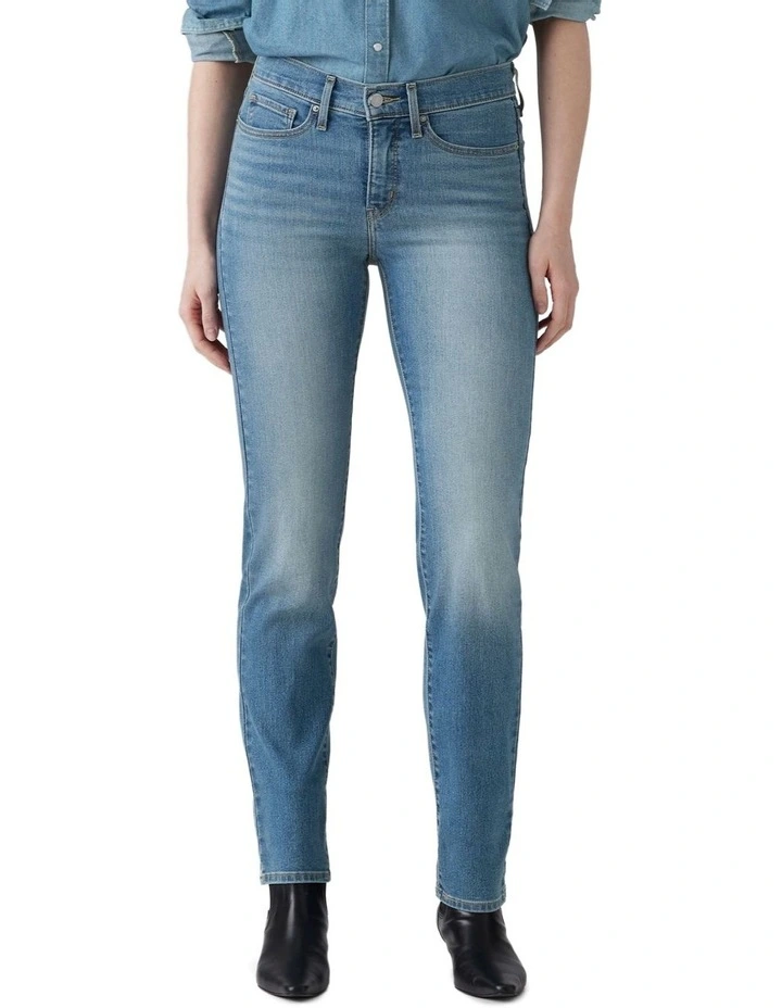 314 Shaping Straight Jeans in Eternal Indigo image 1