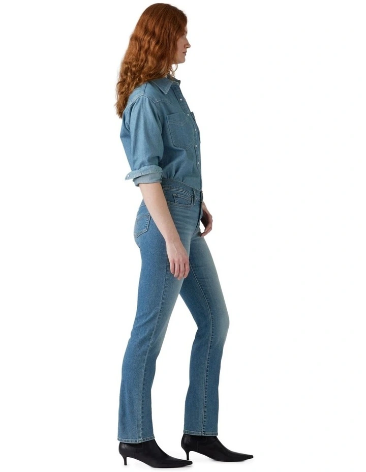 314 Shaping Straight Jeans in Eternal Indigo image 4